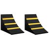 vidaXL Zakladacie kliny 2 ks 29x16x19 cm guma