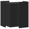 vidaXL Uzavretý box na stelivo, čierny 42x42x51 cm, kompozitné drevo