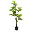 vidaXL Umel&yacute; fikusov&yacute; strom 30 listov 125 cm zelen&yacute;