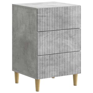 vidaXL Nočn&yacute; stol&iacute;k Bet&oacute;novo siv&aacute; 43 x 41 x 66,5 cm Kompozitn&eacute; drevo