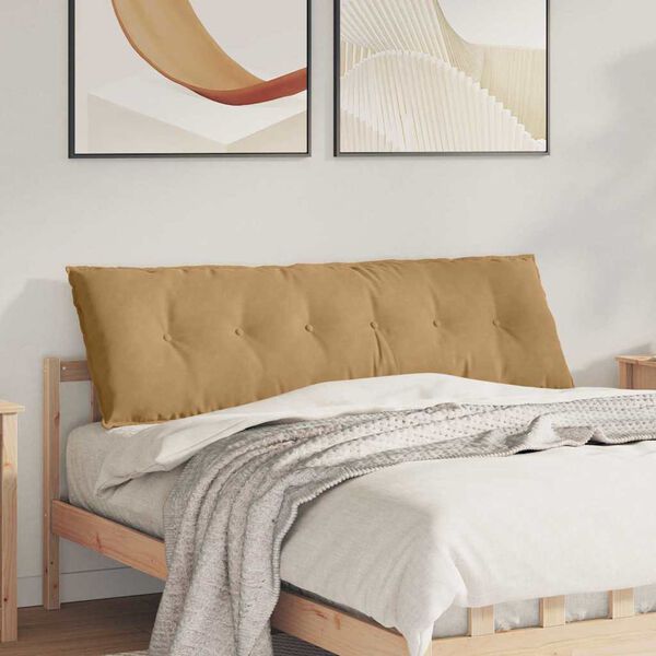 vidaXL Podu&scaron;ka na chrb&aacute;t Hned&aacute; 160 x 50 cm Kord&uacute;rov&aacute; tkanina