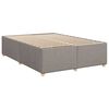 vidaXL Boxspring posteľ s matracom sivohned&yacute; 140x190 cm l&aacute;tka