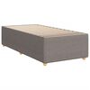 vidaXL Boxspring posteľ s matracom sivohned&yacute; 100x200 cm l&aacute;tka