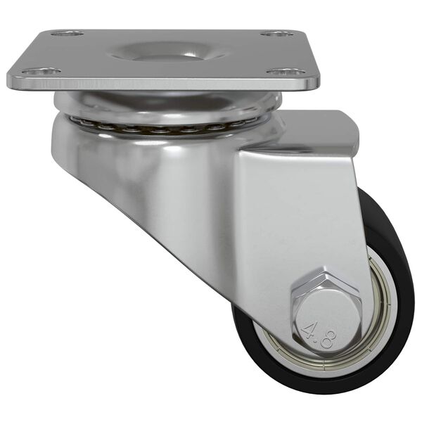 vidaXL Pojazd 12 pcs Strieborn&aacute; 50 mm Nyl&oacute;n