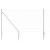 vidaXL Stĺp na plot. Strieborn&aacute; 25 x 1,4 m (25 mm sieť) Oceľ