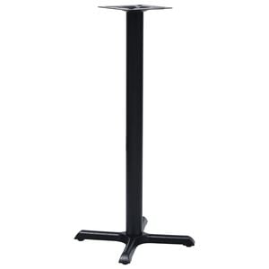 vidaXL Noha pre bistro st&ocirc;l čierna 56x56x107 cm liatina