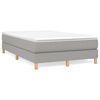 vidaXL Boxspring posteľ s matracom bledosiv&aacute; 120x200 cm l&aacute;tka