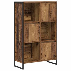 vidaXL Knižnica 68 x 30 x 108.5 cm Kompozitn&eacute; drevo Star&eacute; drevo