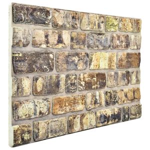 vidaXL N&aacute;stenn&eacute; panely 10 pcs Viacfarebn&yacute; 100 x 50 cm EPS pena