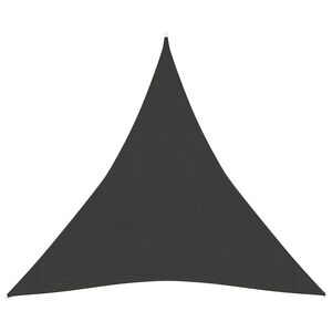 vidaXL Tieniaca plachta 160 g/m antracitov&aacute; 3x3x3 m HDPE