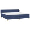 vidaXL Boxspring posteľ s matracom modr&aacute; 200x200 cm l&aacute;tka
