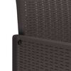 vidaXL Záhradný jedálenský set 13 pcs Hnedá Polt ratan