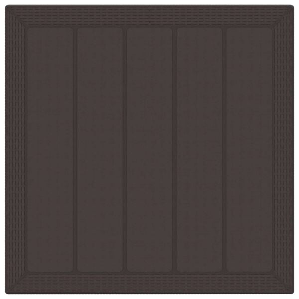 vidaXL Z&aacute;hradn&yacute; jed&aacute;lensk&yacute; set 5 pcs Hned&aacute; Polypropyl&eacute;n