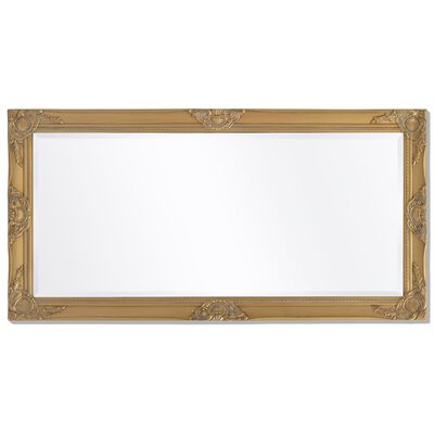 vidaXL Nástenné zrkadlo v barokovom štýle, 120x60 cm, zlaté