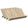 vidaXL Reg&aacute;l na časopisy Sonoma dub 65 x 53 x 28,5 cm Kompozitn&eacute; drevo