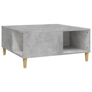 vidaXL Konferenčn&yacute; stol&iacute;k bet&oacute;nov&yacute; siv&yacute; 80x80x36,5 cm spracovan&eacute; drevo