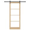 vidaXL Posuvn&eacute; dvere Pr&iacute;rodn&aacute; 83 x 232 cm
