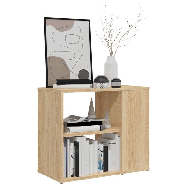 vidaXL Príručná skrinka, dub sonoma 60x30x50 cm, kompozitné drevo