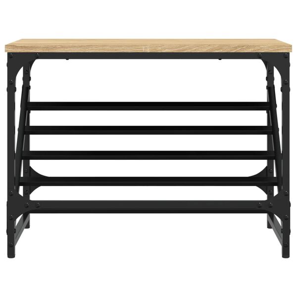 vidaXL Reg&aacute;l na top&aacute;nky dub sonoma 60x30x45 cm kompozitn&eacute; drevo