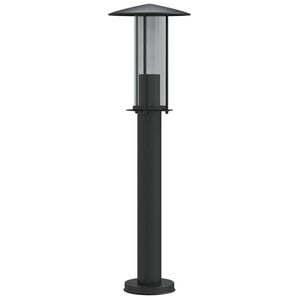 vidaXL Vonkaj&scaron;ia stojaca lampa čierna 60 cm nehrdzavej&uacute;ca oceľ
