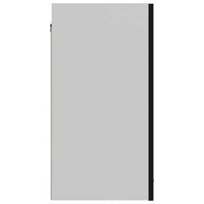 vidaXL Závesná skrinka, čierna 60x31x60 cm, kompozitné drevo