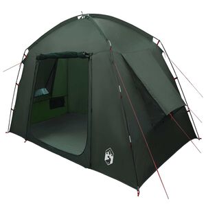 vidaXL Stan chata Arm&aacute;dna zelen&aacute; 210 x 210 x 138 cm Polyester