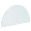 vidaXL Sklenen&aacute; doska krbu Priehľadn&aacute; 1200 x 600 mm Sklo
