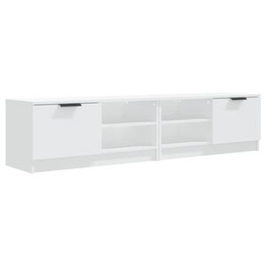 vidaXL TV stol&iacute;ky 2 ks biele 80x35x36,5 cm spracovan&eacute; drevo