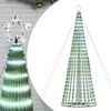 vidaXL LED vianočn&yacute; stromček 1028 LED studen&aacute; biela 403 cm