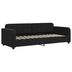 vidaXL Denn&aacute; posteľ čierna 80x200 cm zamat