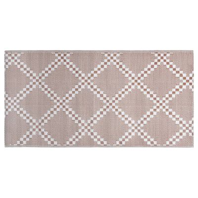 vidaXL Vonkajší koberec hnedý 80x150 cm PP