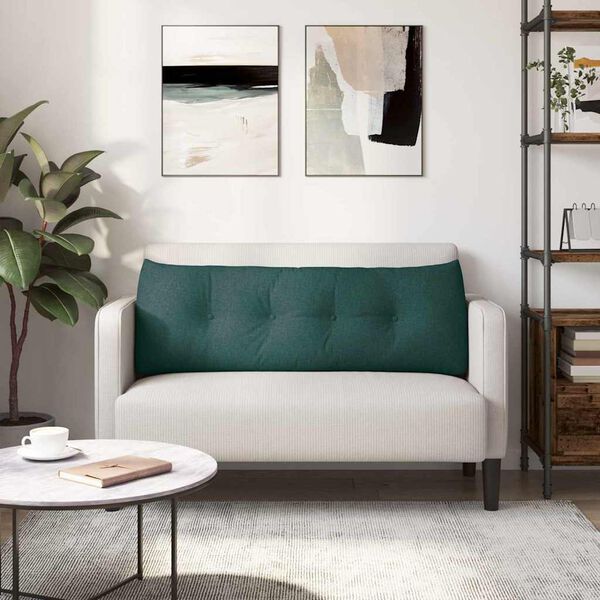 vidaXL Podu&scaron;ka na chrb&aacute;t Tmavozelen&aacute; 140 x 24 x 50 cm l&aacute;tka