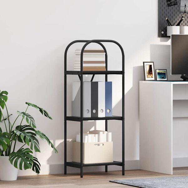 vidaXL Reg&aacute;l na knihy Čierny dub 40 x 30 x 109 cm Kompozitn&eacute; drevo