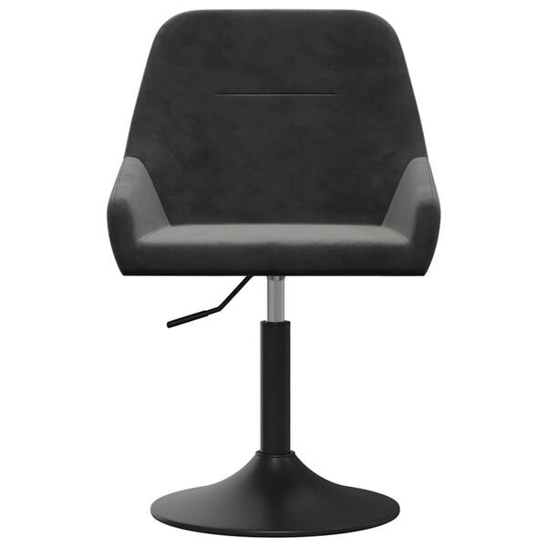 vidaXL Barov&aacute; stolička tmavosiv&aacute; zamatov&aacute;
