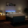 vidaXL Posteľn&yacute; r&aacute;m boxspring s matracom modr&yacute; 140x200 cm l&aacute;tka
