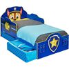 Paw Patrol Detská postieľka so zásuvkami 145x68x77 cm modrá WORL268007