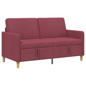 vidaXL Sofa s &uacute;ložn&yacute;m priestorom V&iacute;no červen&eacute; 152 x 78 x 87 cm