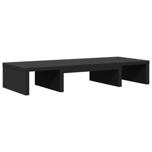 vidaXL Stojan na monitor čierny 60x24x10,5cm kompozitn&eacute; drevo