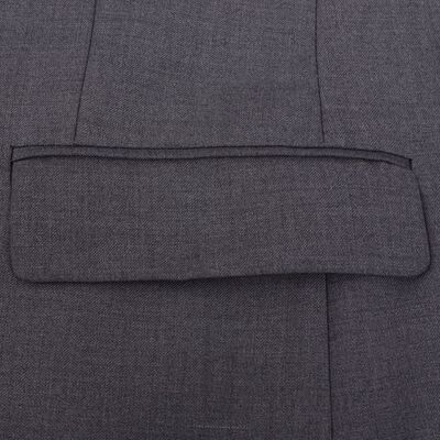 vidaXL Pánsky dvojdielny formálny oblek sivý veľkosť 54
