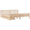 vidaXL Posteľ bez matraca 200x200 cm mas&iacute;vna borovica