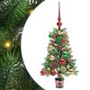 vidaXL Vianočn&yacute; stromček s 150 LED-i so stojanom Zelen&aacute; 65 cm PE
