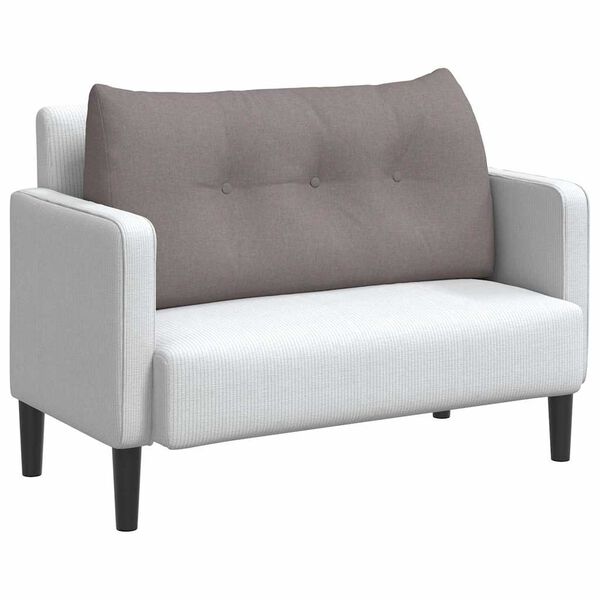 vidaXL Podu&scaron;ka na chrb&aacute;t Sivohned&aacute; 100 x 24 x 50 cm l&aacute;tka