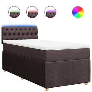 vidaXL Posteľn&yacute; r&aacute;m boxsping s matracom hned&yacute; 80x200 cm l&aacute;tka