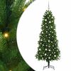 vidaXL Vianočn&yacute; stromček s 300 LED-i so stojanom Zelen&aacute; 240 cm PE