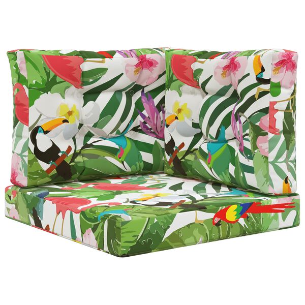 vidaXL Vank&uacute;&scaron; na vonkaj&scaron;iu pohovku 3 pcs farebn&eacute; Polyester