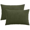vidaXL Poťah na podložku 2 pcs HEERLEN Zelen&aacute; 30 x 50 cm man&scaron;estr