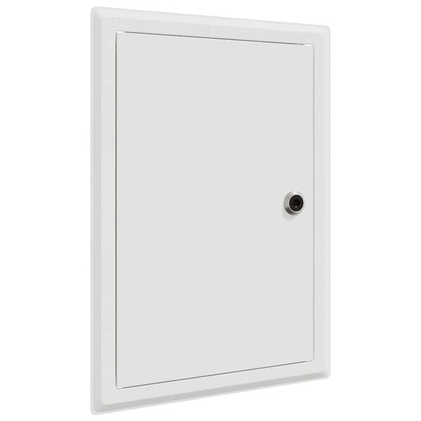 vidaXL Access Panel Biela 33 x 23 x 3 cm Oceľ