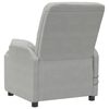 vidaXL Zdv&iacute;hacie mas&aacute;žne kreslo, svetlosiv&eacute;, umel&yacute; semi&scaron;