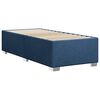 vidaXL Posteľn&yacute; r&aacute;m boxspring s matracom modr&yacute; 90x190 cm l&aacute;tka