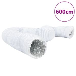 vidaXL Ventilačn&eacute; potrubie hlin&iacute;k a PVC 6 m &Oslash;10 cm